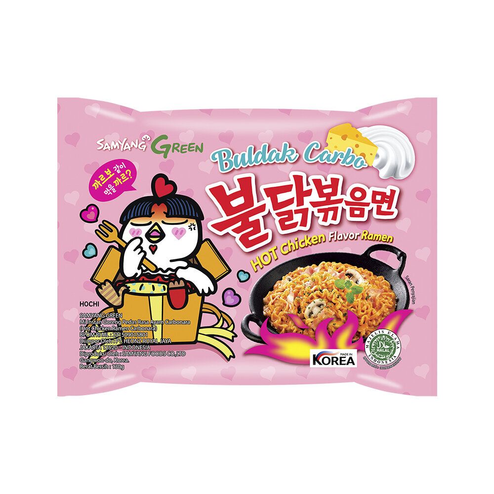 Hot Chicken Ramen Carbonara