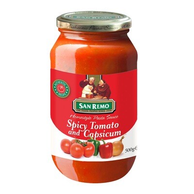 Pasta Sauce Tomato, Onion, &amp; Capsicum