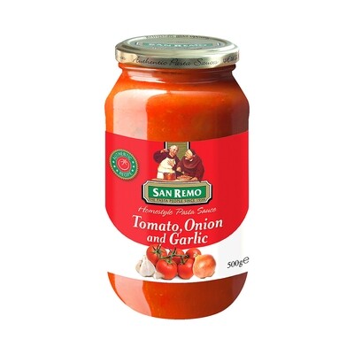 Pasta Sauce Tomato, Onion &amp; Garlic