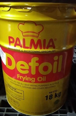 Cooking Oil - Defoil Palmia 18 Kg
