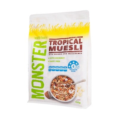 TROPICAL MUESLI 700 GR
