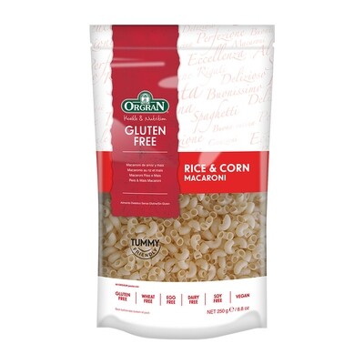 Macaroni Rice &amp; Corn 250 Gr