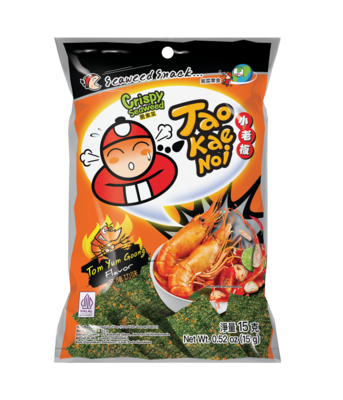 CRISPY SEAWEED TOM YUM GOONG FLAVOR 15 G