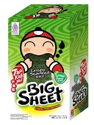 CRISPY SEAWEED BIG SHEET CLASSIC 3.2 GR