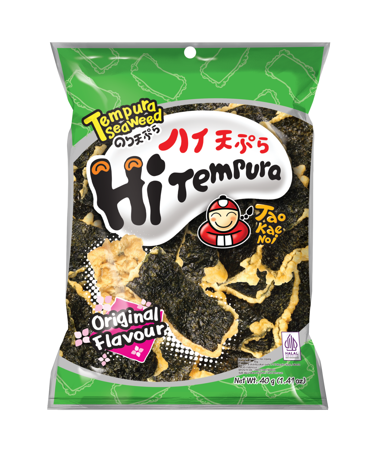 TEMPURA SEAWEED ORIGINAL FLAVOR 40 GR