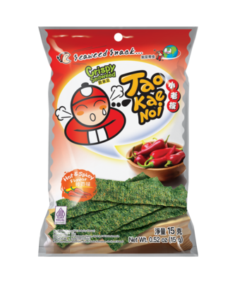 CRISPY SEAWEED HOT&amp;SPICY FLAVOR 15 GR
