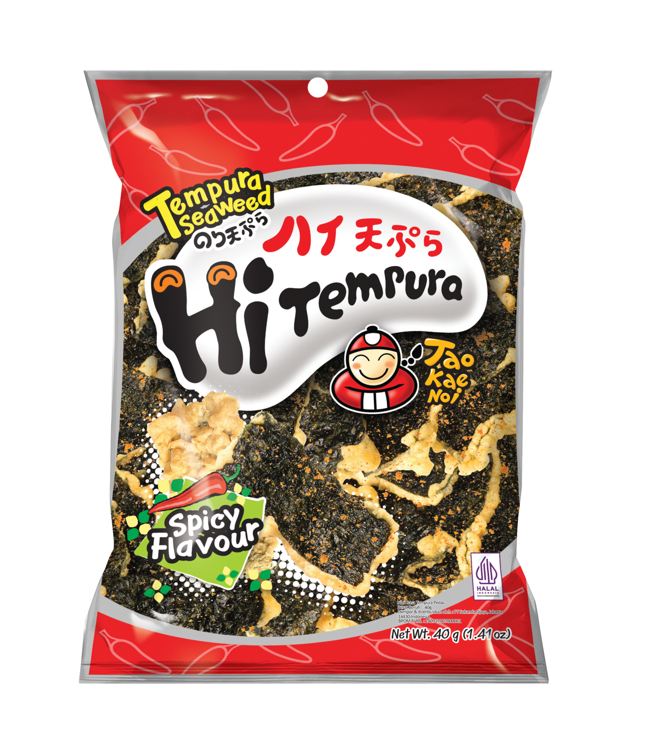 TEMPURA SEAWEED SPICY FLAVOR 40 GR