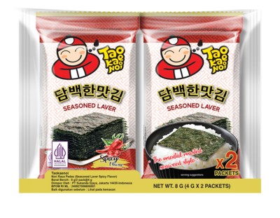 SEASONED LAVER SPICY FLAVOR 4 GR