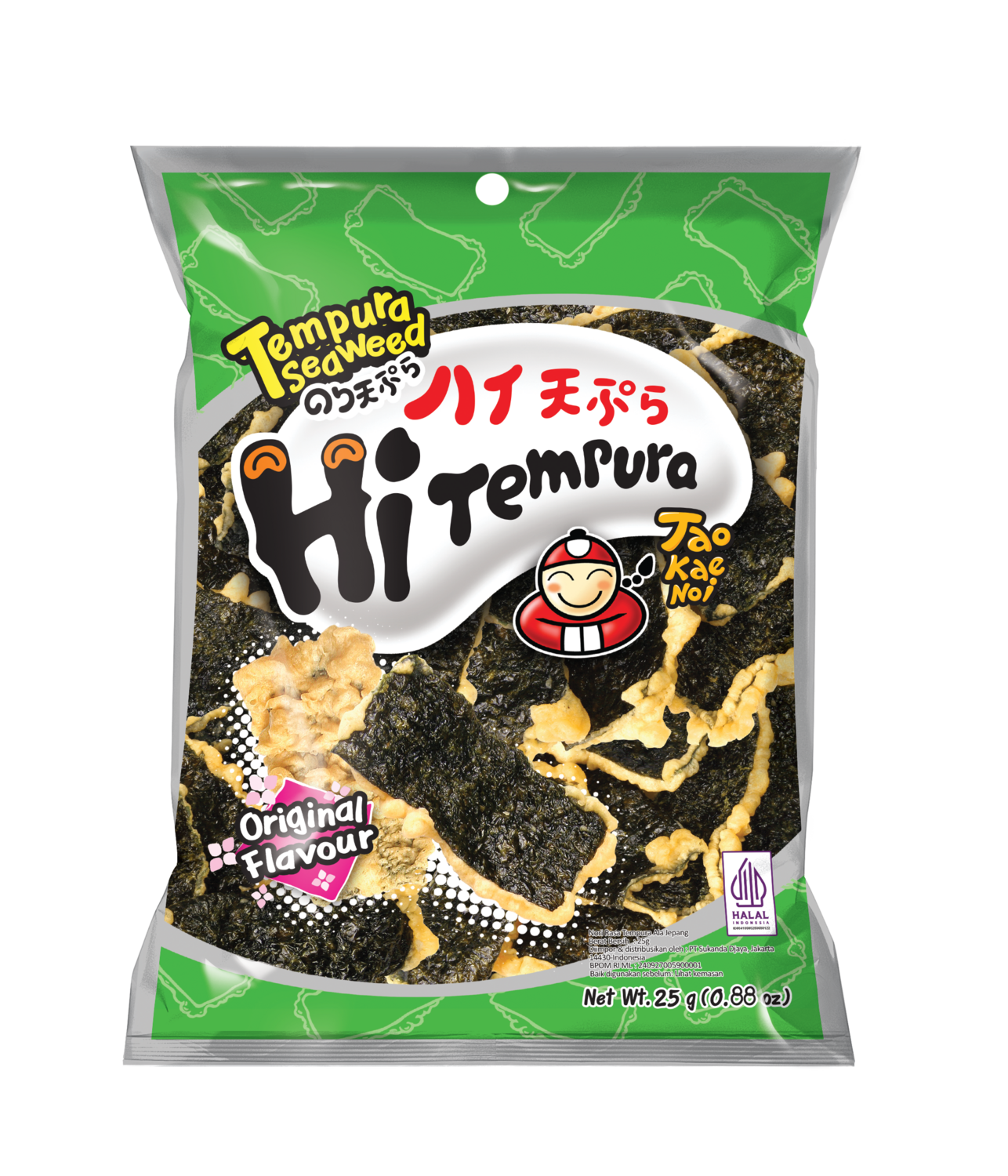 TEMPURA SEAWEED ORIGINAL FLAVOR 25 GR