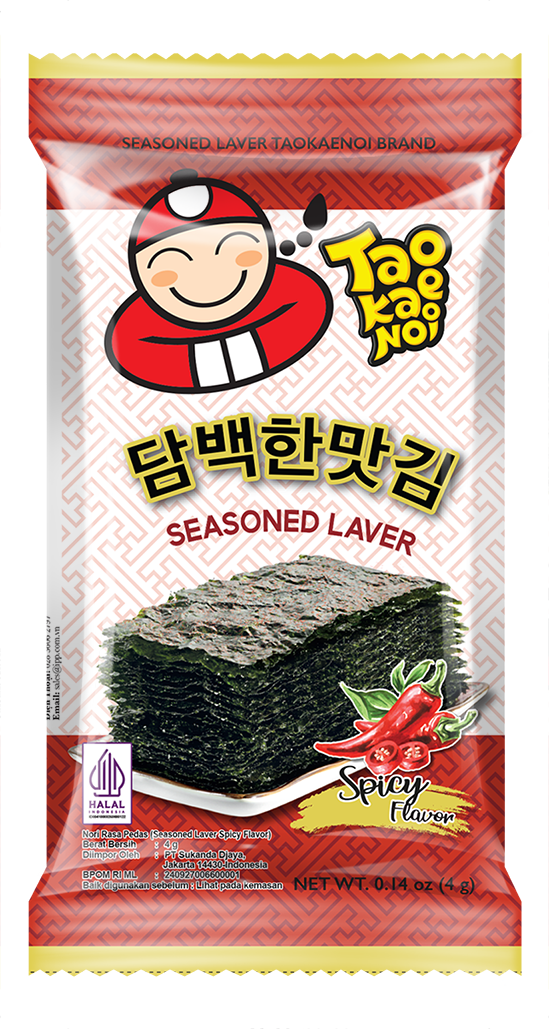 SEASONED LAVER SPICY FLAVOR 4 GR