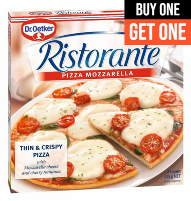 BUY 1 GET 1 FREE - Pizza Frozen Ristorante Mozarella 335 GR(2PCS)