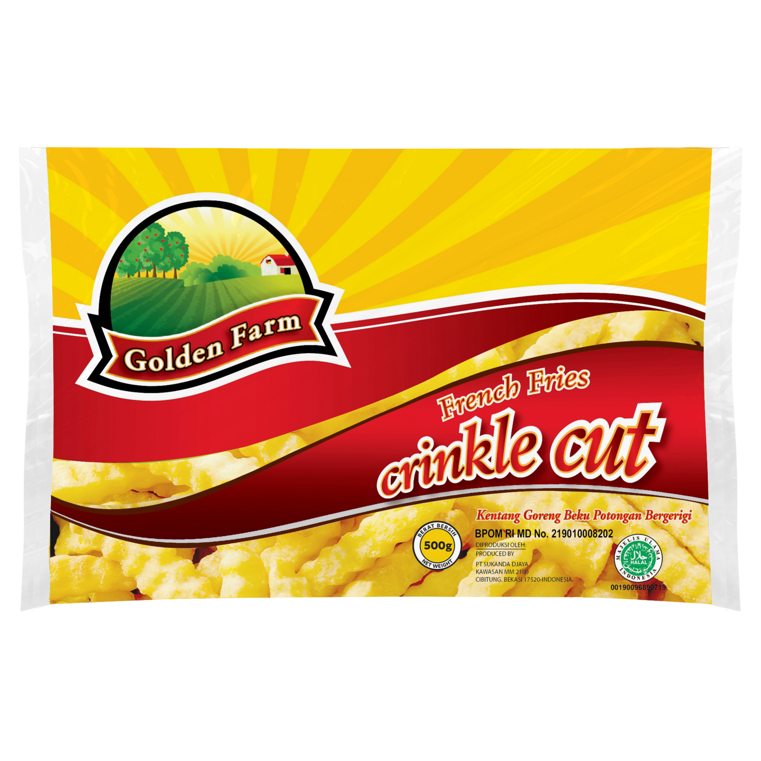 Golden Farm Crinkle Cut 500g