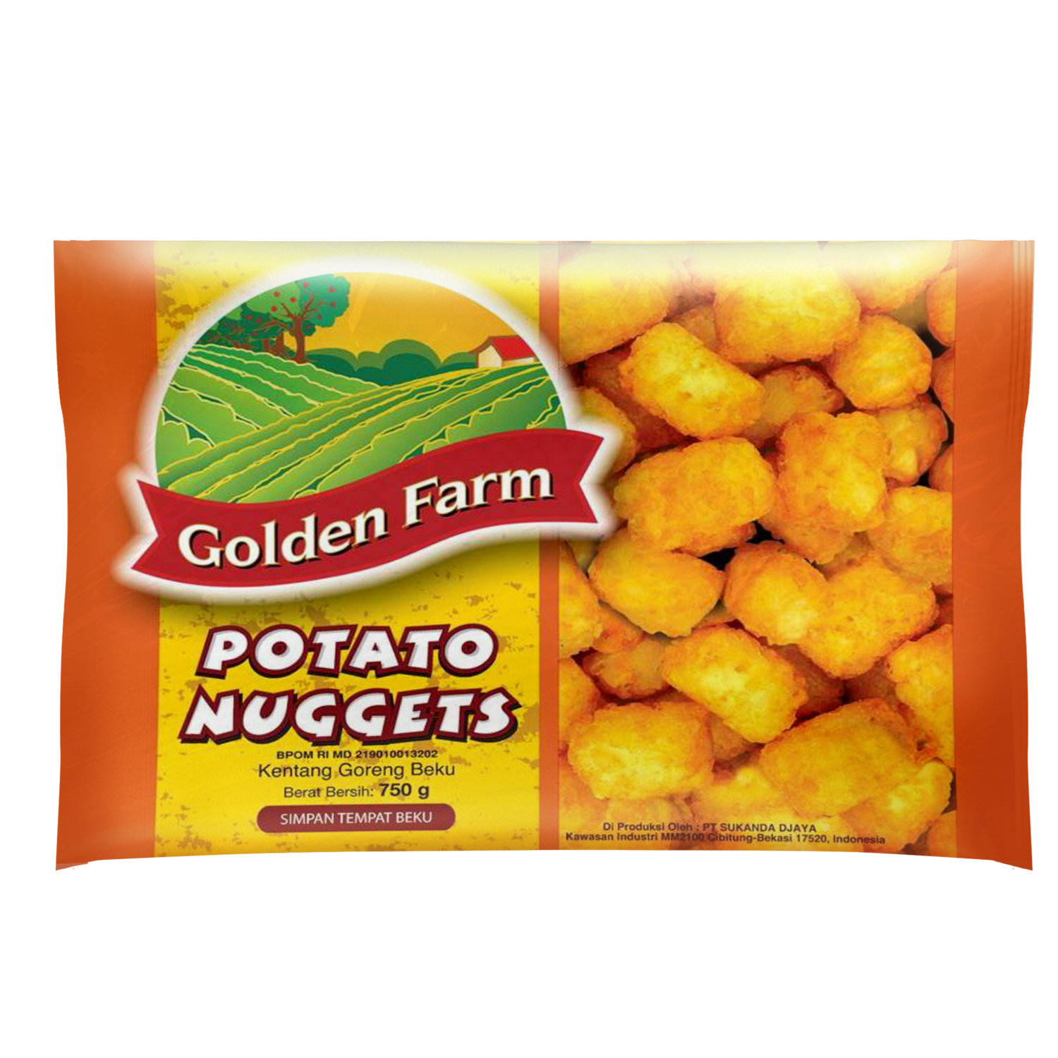 Golden Farm Potato Nugget 750g