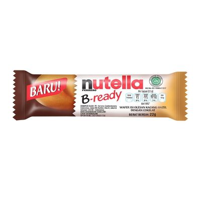 BUY 1 GET 1 FREE - Nutella B-Ready T1 22 Gr (2BOX)