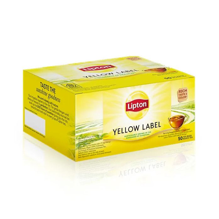 TEA BAG YELLOW LABEL TB50 NE 50X2 GR