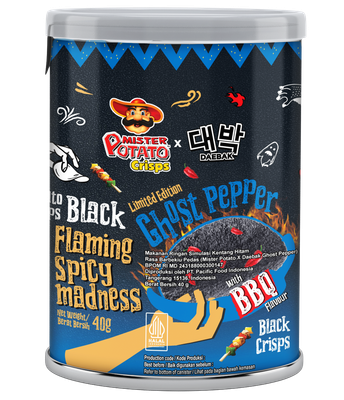 POTATO CRISPS GHOST PEPPER BBQ 40 GR