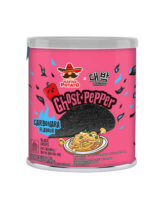 POTATO CRISPS GHOST PEPPER CARBONARA 40G