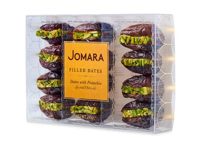 BUY 1 GET 3 - FILLED DATES WITH PISTACIO 200 GR (3 PAC)