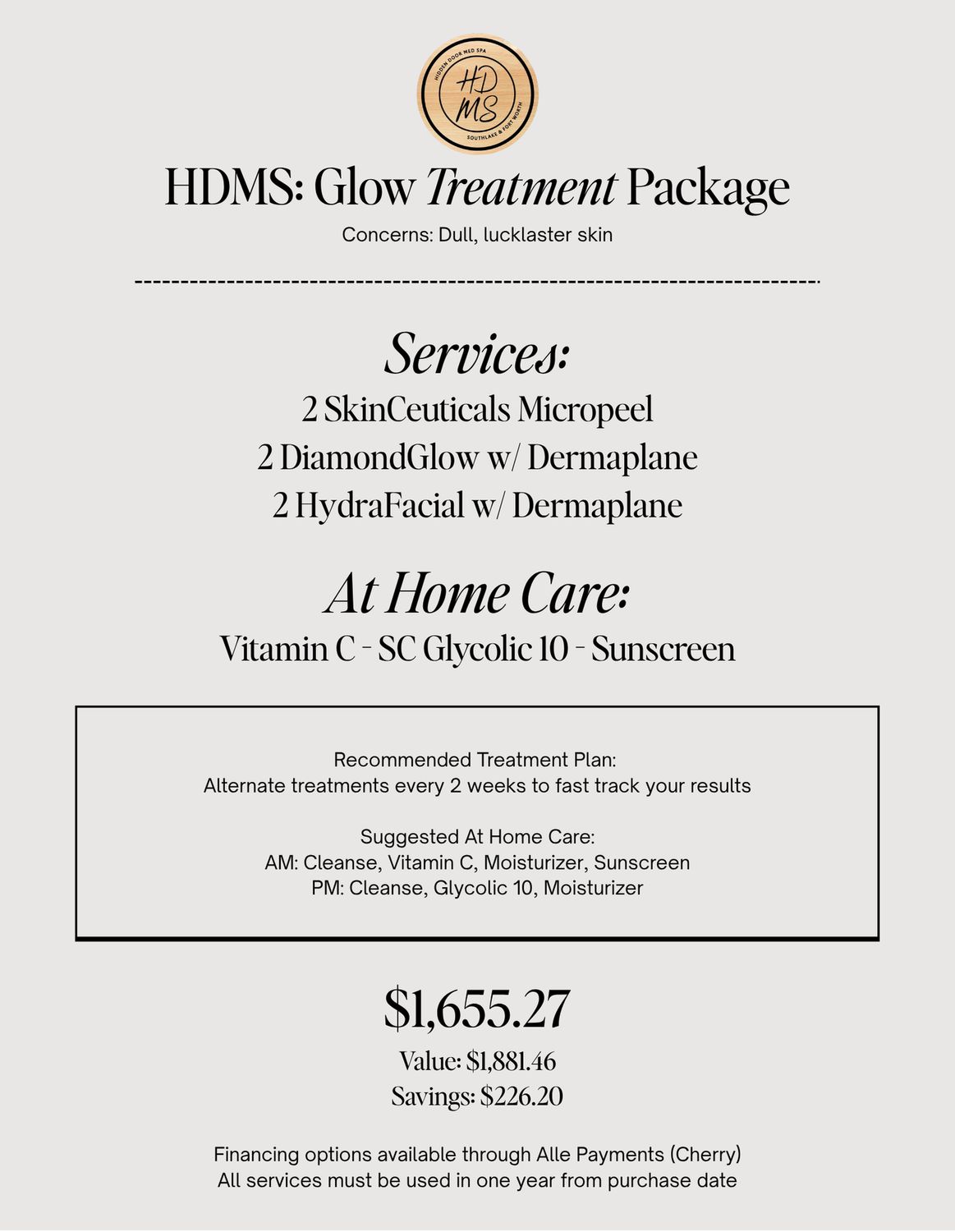 Glow Treatment Package