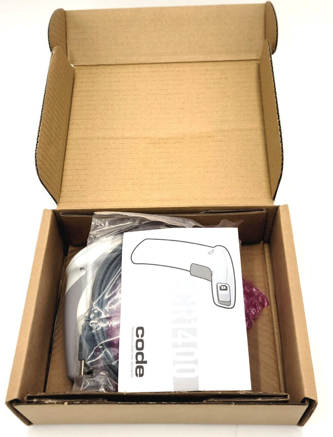 NEW CODE CR411-PKU HAND READER MEDICAL BARCODE SCANNER W/CRADLE OPEN BOX NEW