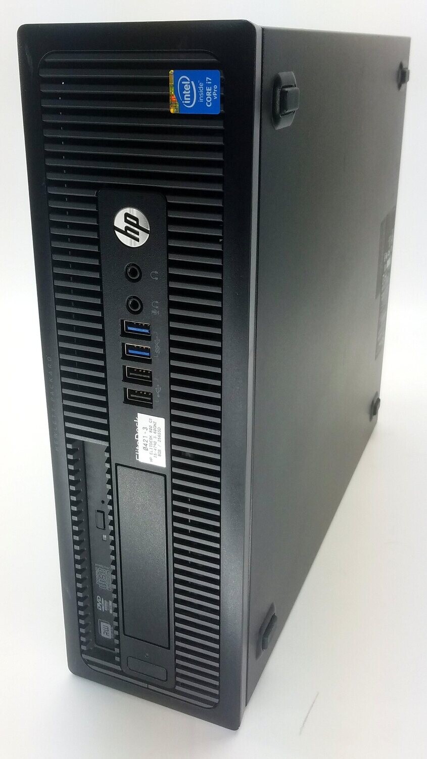 HP ELITEDESK 800 G1 SMALL FORM FACTOR i5-4790 3.60GHz 8GB RAM 256GB SSD WIN10 PRO