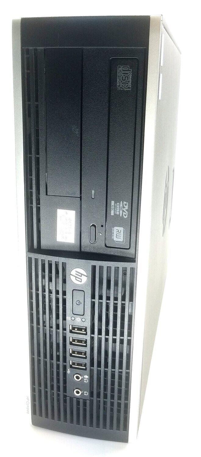 HP COMPAQ 6200 PRO SMALL FORM FACTOR i5-2400 3.10GHz 4GB RAM 128GB SSD WIN10 PRO