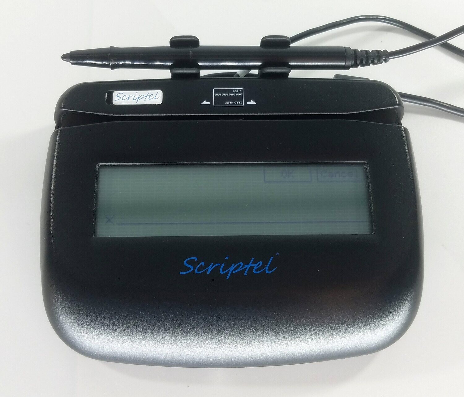 SCRIPTEL ST1525 LCD CREDIT CARD USB SIGNATURE PAD TESTED WORKING