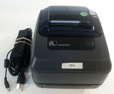 ZEBRA GK420T ADVANCED DESKTOP THERMAL TRANSFER RECEIPT PRINTER ETHERNET