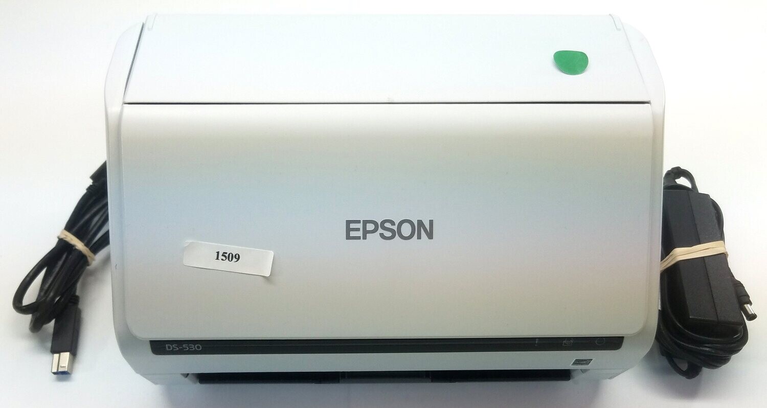 EPSON DS-530 COLOR DUPLEX DOCUMENT SCANNER J381A TESTED WORKING