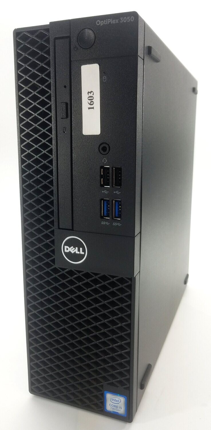 DELL OPTIPLEX 3050 i5-7500 3.40GHz 8GB RAM 256GB M.2 NVME AND 1TB HDD DVD/RW WIN10P EXTRAS