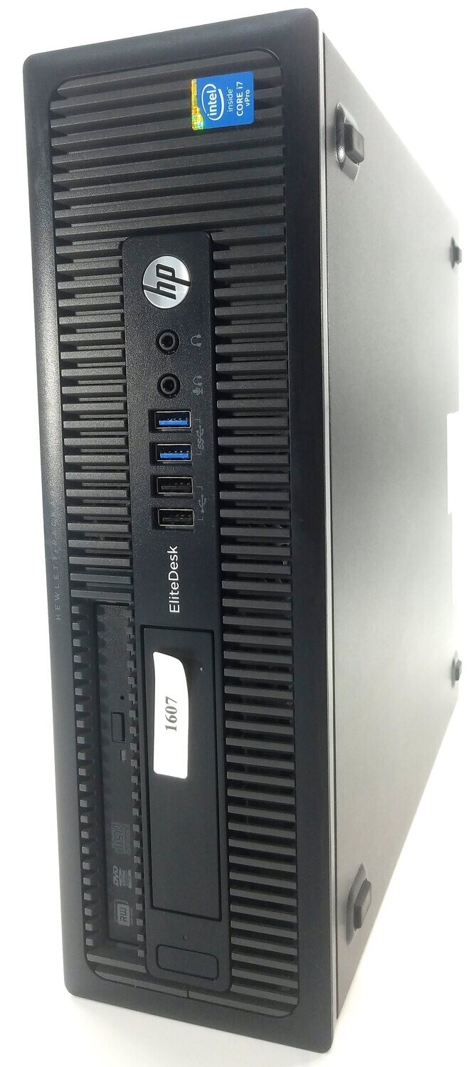 HP ELITEDESK 800 G1 i7-4790 3.60GHz 12GB RAM 512GB SSD DVD/RW WIN10P EXTRAS