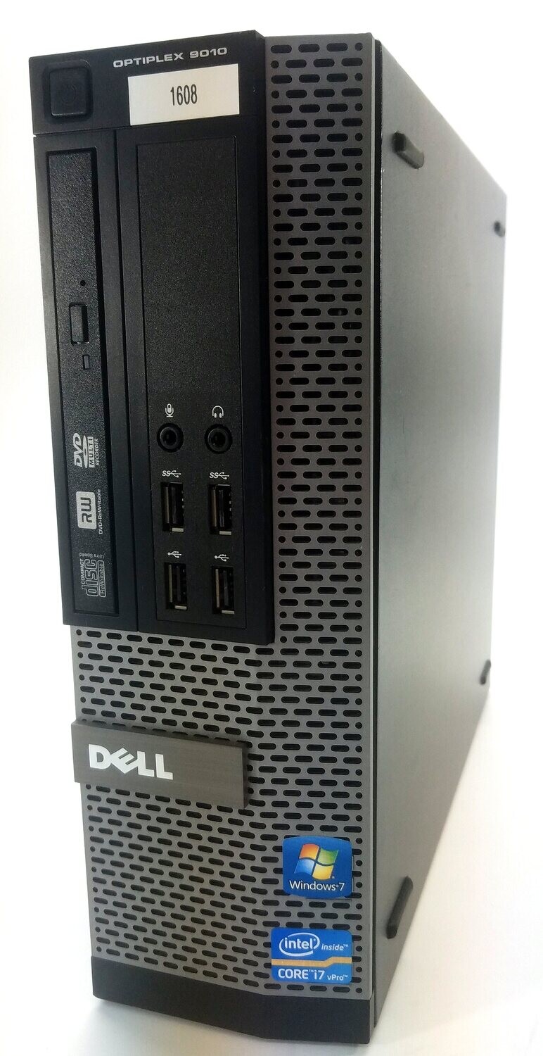 DELL OPTIPLEX 9010 i5-3770 3.40GHz 8GB RAM 256GB SSD  DVD/RW LINUX UBUNTU EXTRAS