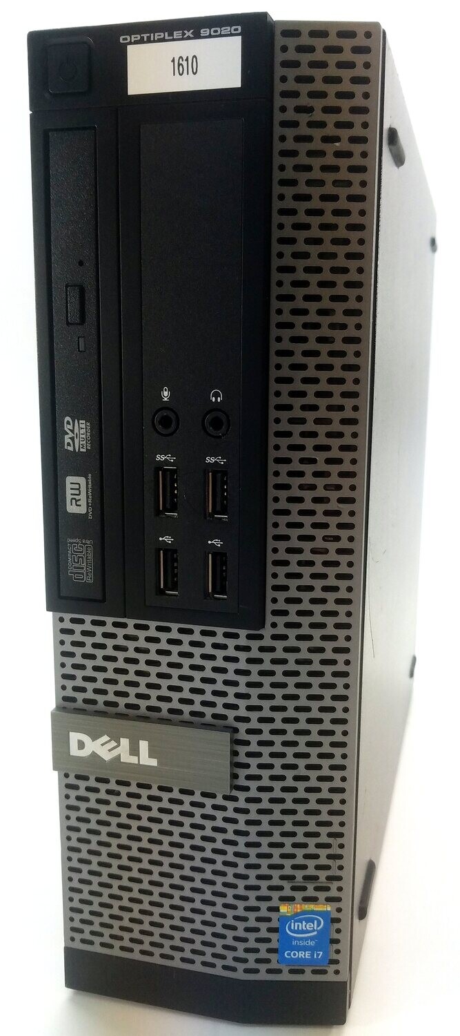 DELL OPTIPLEX 9020 i7-4790 3.60GHz 8GB RAM 256GB SSD DVD/RW WIN10P EXTRAS