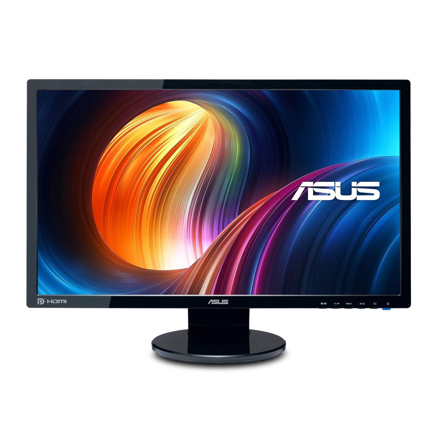 ASUS VE248H 24" MONITOR FULL HD LCD 60Hz HDMI VGA DVI TESTED WORKING