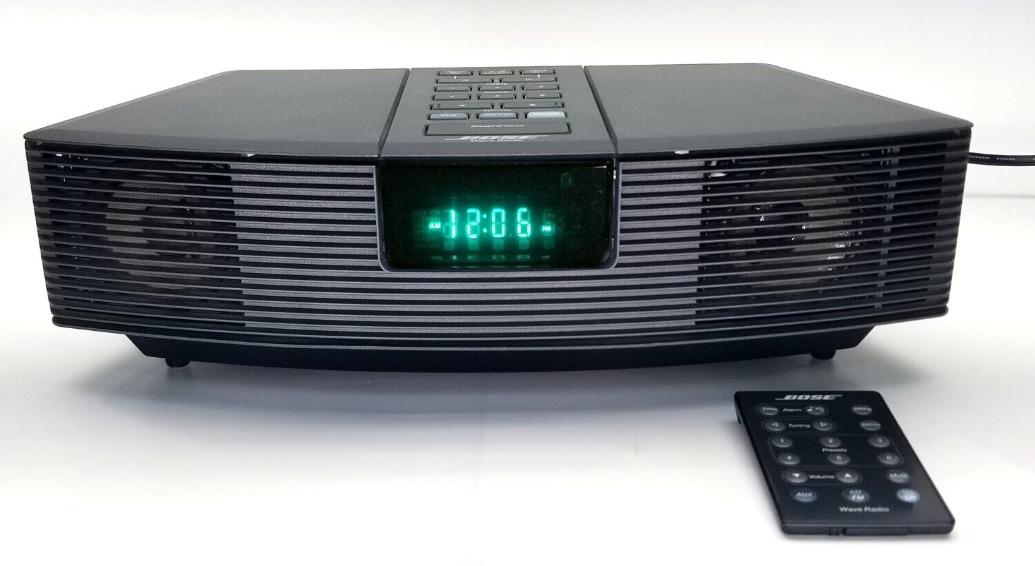 BOSE WAVE RADIO MODEL AWR1-G1 CORDED AM/FM STEREO ALARM CLOCK