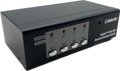 4-Port VGA Monitor Switcher/Extender with 3.5mm Audio - C2G 39972