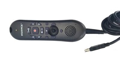 NUANCE 0POWM2-005 POWERMIC II DICTAPHONE SPEECH RECOGNITION HAND HELD MICROPHONE TESTED