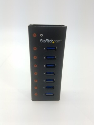 STARTECH STARLINK 7 PORT HIGH SPEED USB 3.0 HUB METAL ST7300U3M TESTED WORKING
