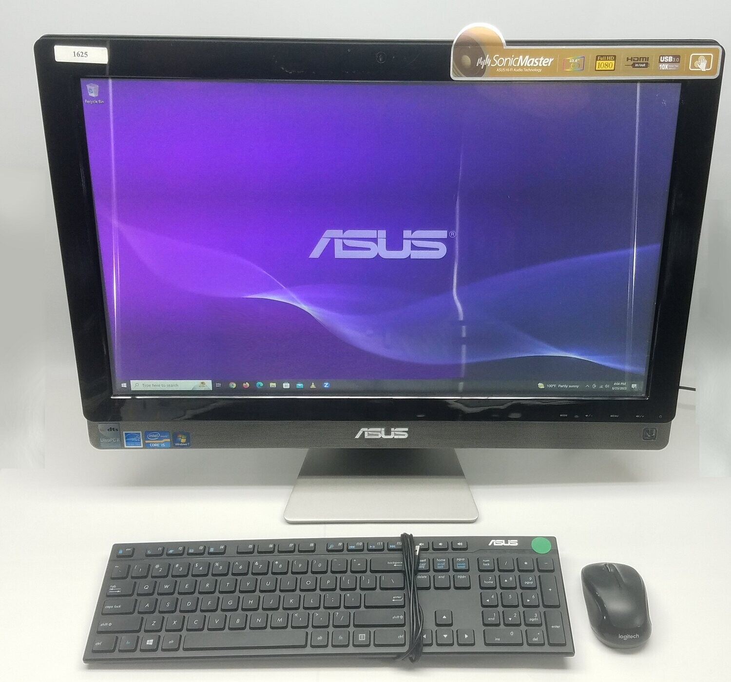 ASUS ET2411 AIO i5-3450 3.10GHz 8GB RAM 480GB SSD TOUCHSCREEN WIN10 PRO WIFI/BT