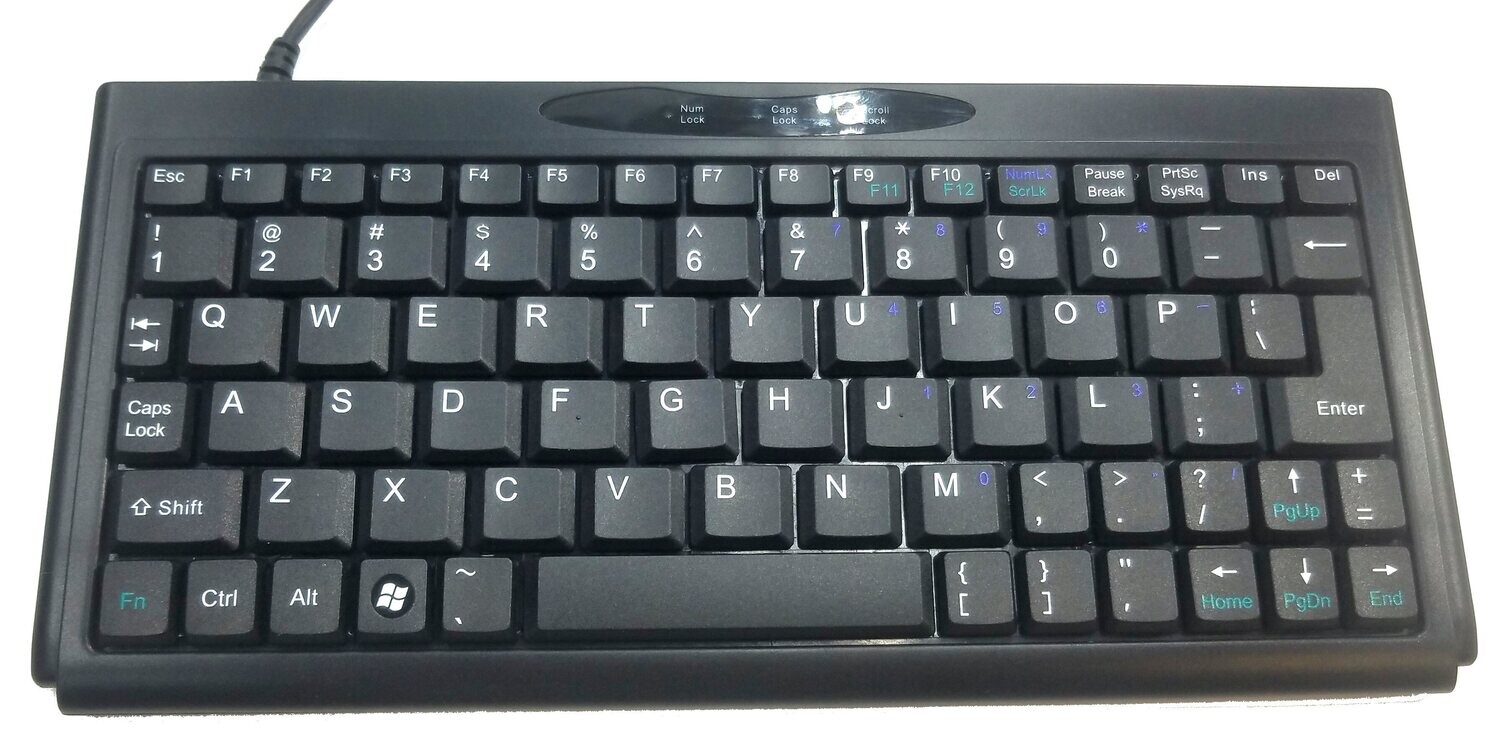 SOLID TEK ASK-3100U USB 4x9 SUPERMINI WIRED KEYBOARD
