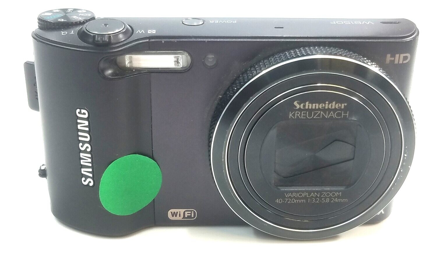 SAMSUNG COMPACT DIGITAL CAMERA WB150F 14MP WIFI BLACK 128GB SD CARD TESTED WORKING