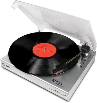 ION POWERPLAY LP USB POWERED LP TO MP3 TURNTABLE - OPEN BOX