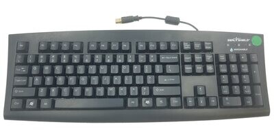 SILVER SEAL SHIELD ANTIMICROBIAL MEDICAL GRADE WATERPROOF KEYBOARD SSK107 R3