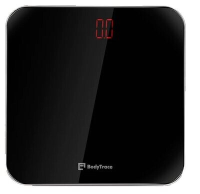 NEW BODY TRACE BT005 DIGITAL WEIGHT SCALE BLACK NOOM FITNESS 200KG / 440LBS CAPACITY