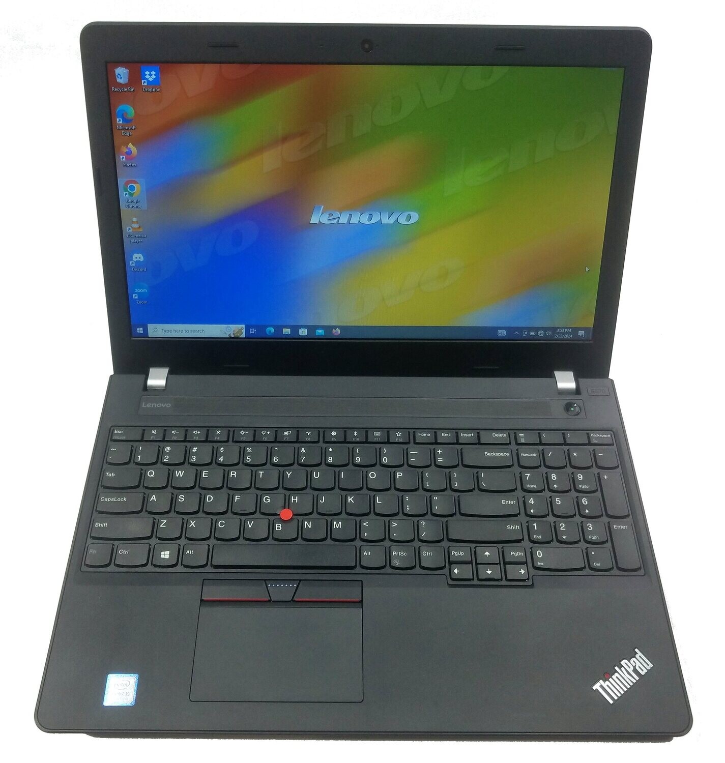 LENOVO THINKPAD E570 BUSINESS LAPTOP i5-7200U 2.50GHz 15.6" 8GB RAM 256GB SSD WIN 10 WIFI/BT EXTRAS