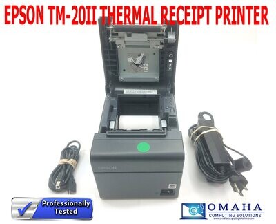 EPSON TM-20II M267E ETHERNET USB POS THERMAL RECEIPT PRINTER TESTED WORKING​