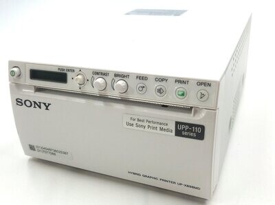 SONY UP-D898MD A6 DIGITAL BLACK AND WHITE THERMAL PRINTER UP-110 SERIES CABLES PAPER