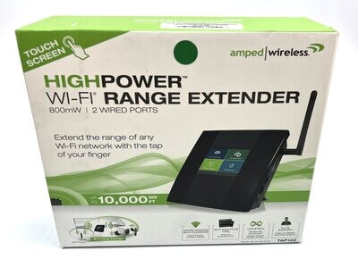 AMPED WIRELESS HIGHPOWER WIFI RANGE EXTENDER TAP-EX 800mW 10,000sq FEET