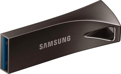 NEW SAMSUNG BAR PLUS 256GB FLASH DRIVE 400MB/s USB 3.1 TITAN GRAY MUF-256BE4/AM