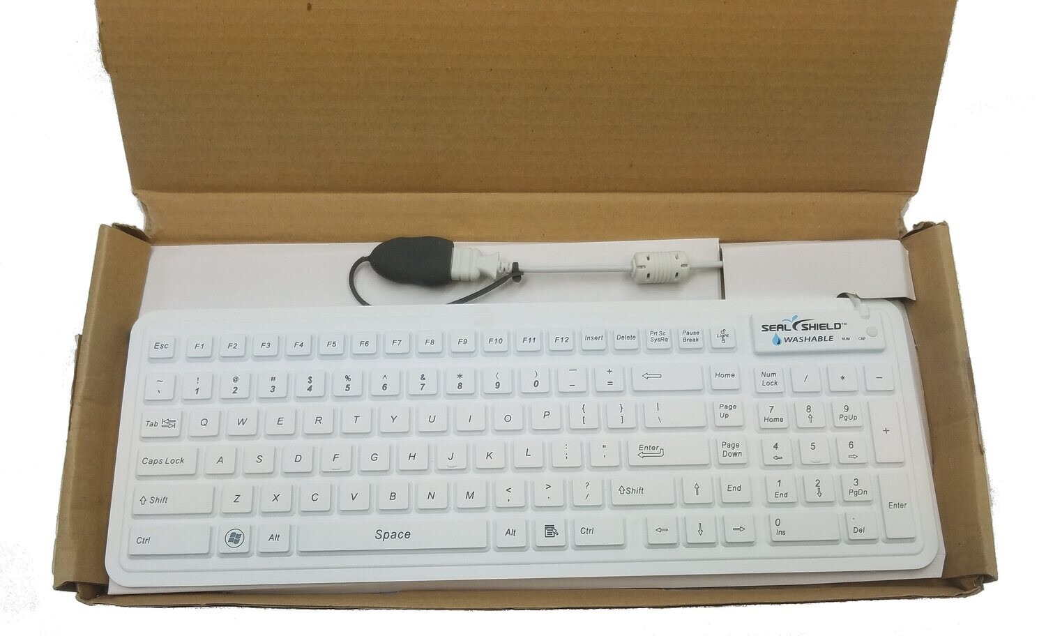 NEW SEAL-CLEAN GLOW SW106G2 R2 WATERPROOF WHITE KEYBOARD SEALED